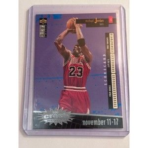 Michael Jordan 1996 Vintage Upper Deck Crash The Game Redemption SSP CARD